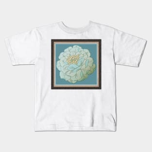 Copy of Evelyn Flowers framed 2 Kids T-Shirt